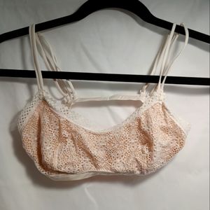 Victoria secret small white and nude bralette